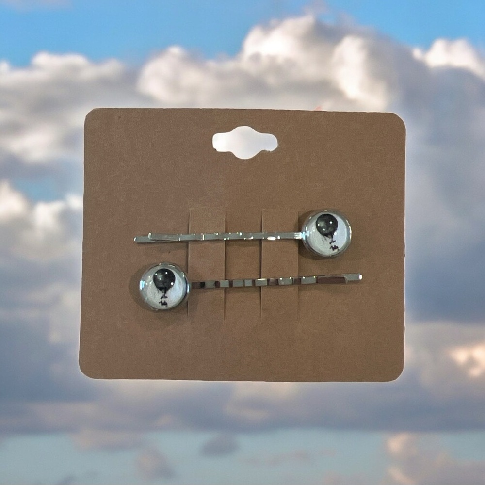 NEW Hot Air Balloon Design Bobby-pin Set